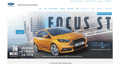 Desktop Screenshot of fordquintanaroo.mx